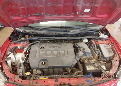 2011 Toyota Corolla S from USA, damaged, VIN 2T1BU4EE7BC701023